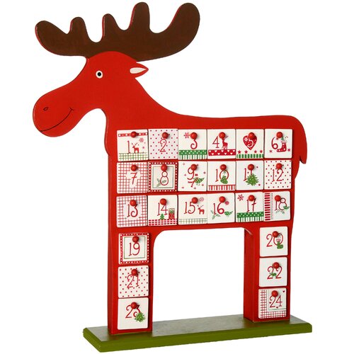 Die Saisontruhe Adventskalender Rentier | Wayfair.de